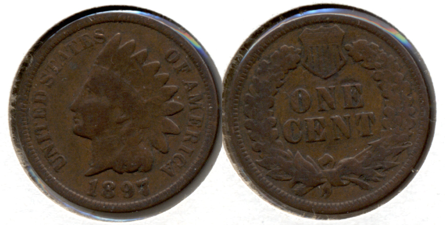 1897 Indian Head Cent Good-4 b