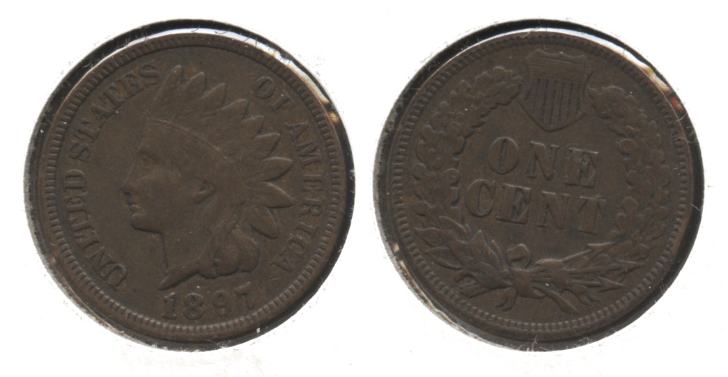 1897 Indian Head Cent VF-20 #g
