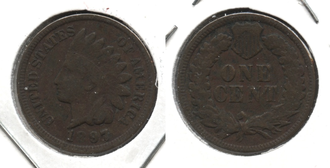 1897 Indian Head Cent VG-8 Porous