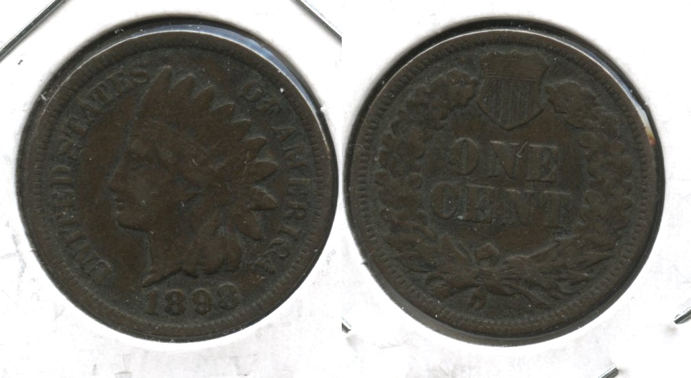 1898 Indian Head Cent Fine-12 #b