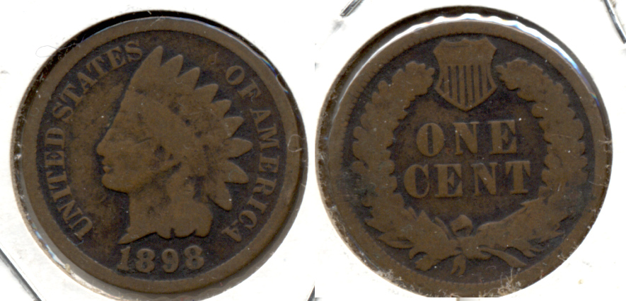 1898 Indian Head Cent Good-4