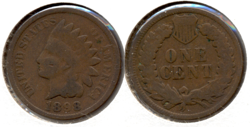 1898 Indian Head Cent Good-4 ab