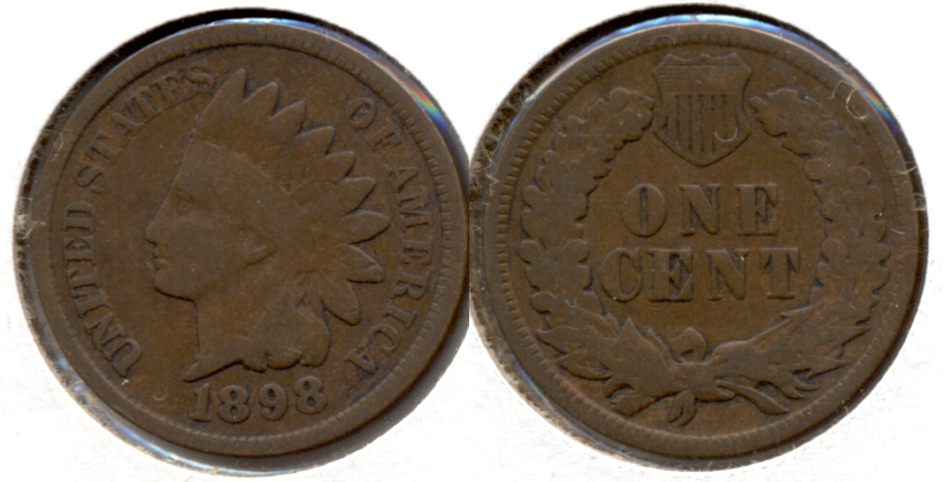 1898 Indian Head Cent Good-4 ac