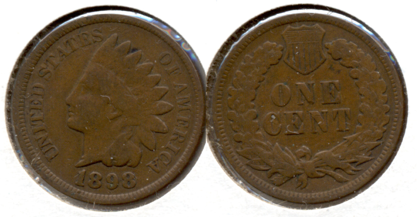 1898 Indian Head Cent Good-4 ad