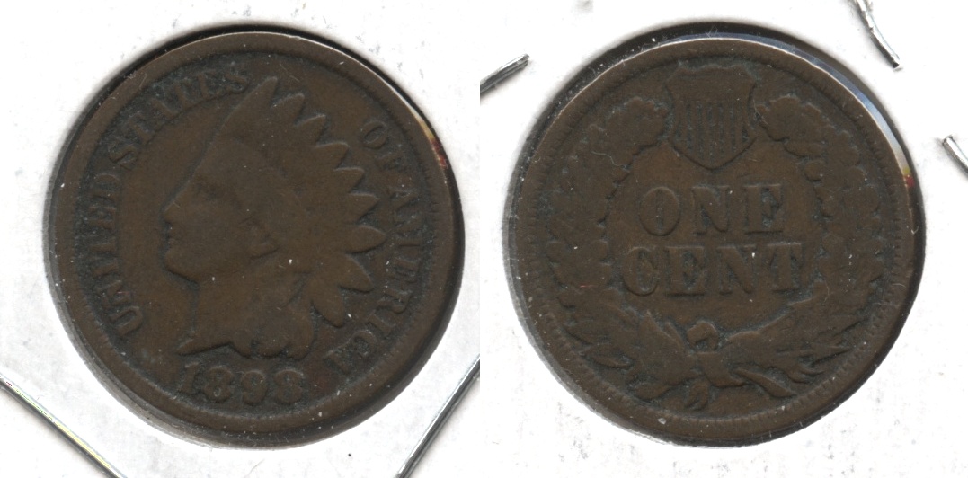 1898 Indian Head Cent Good-4 #ah