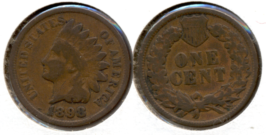 1898 Indian Head Cent Good-4 g