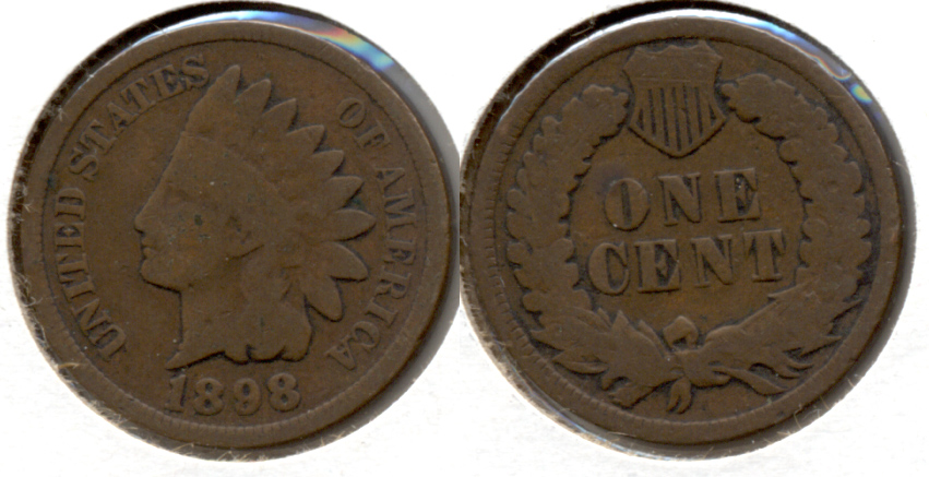 1898 Indian Head Cent Good-4 n