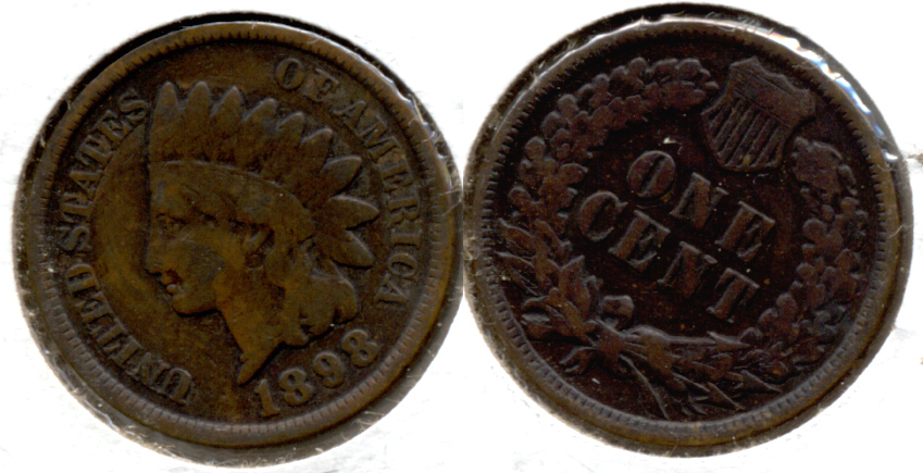 1898 Indian Head Cent Good-4 o