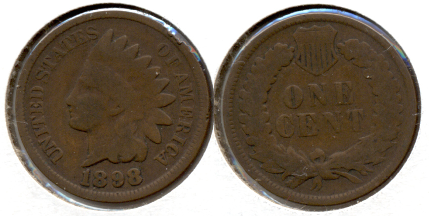 1898 Indian Head Cent Good-4 q