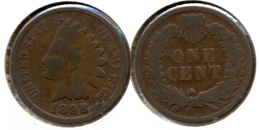 1898 Indian Head Cent Good-4 z