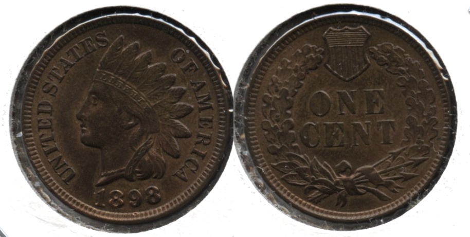 1898 Indian Head Cent MS-64 Brown