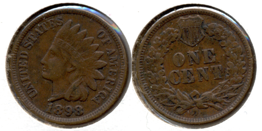 1898 Indian Head Cent VF-20