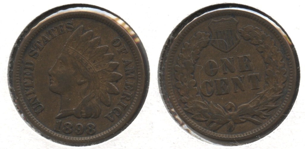 1898 Indian Head Cent VF-20 #f