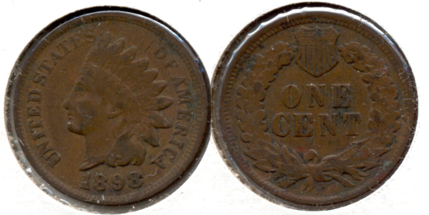 1898 Indian Head Cent VG-8