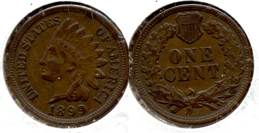 1899 Indian Head Cent EF-40 a