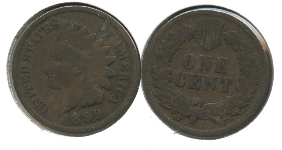1899 Indian Head Cent Good-4 #aj