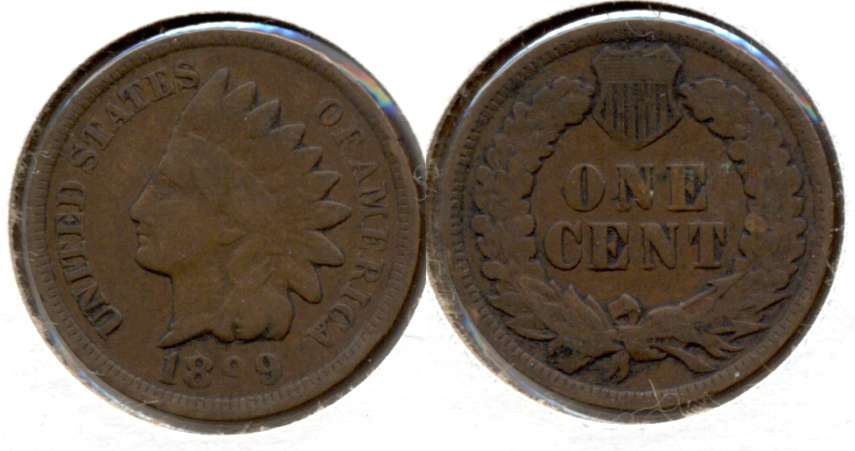 1899 Indian Head Cent Good-4 e