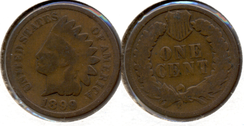 1899 Indian Head Cent Good-4 h
