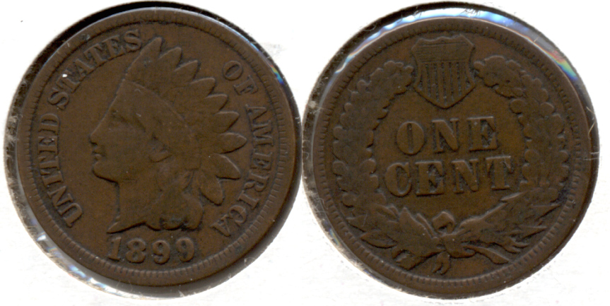 1899 Indian Head Cent Good-4 u