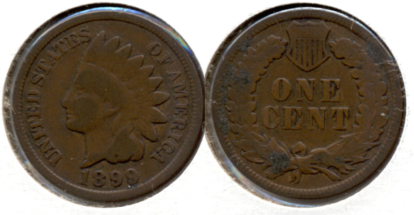 1899 Indian Head Cent Good-4 v