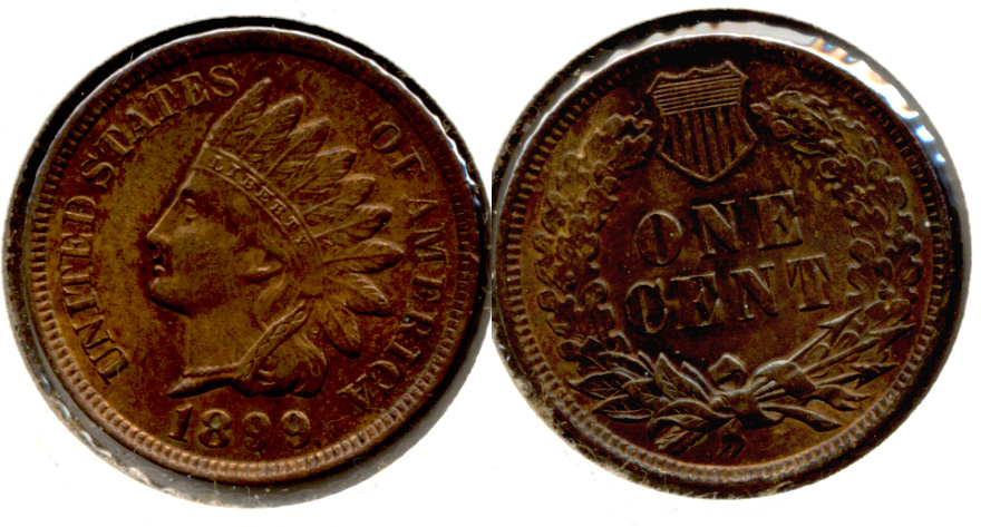 1899 Indian Head Cent MS-63 Brown b