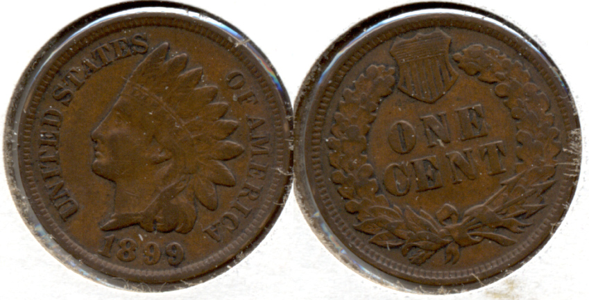 1899 Indian Head Cent VF-20