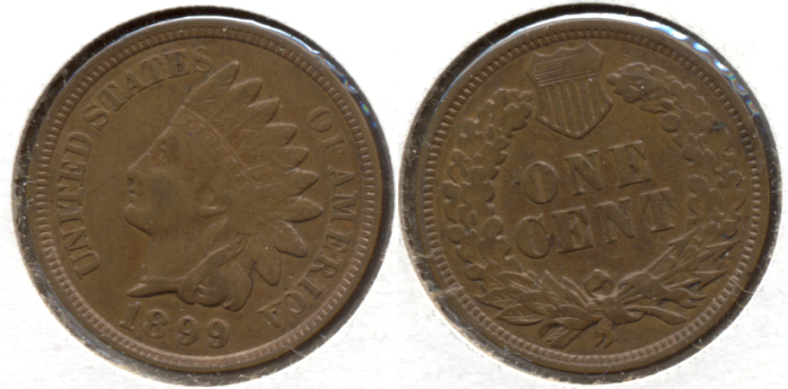 1899 Indian Head Cent VF-20 c