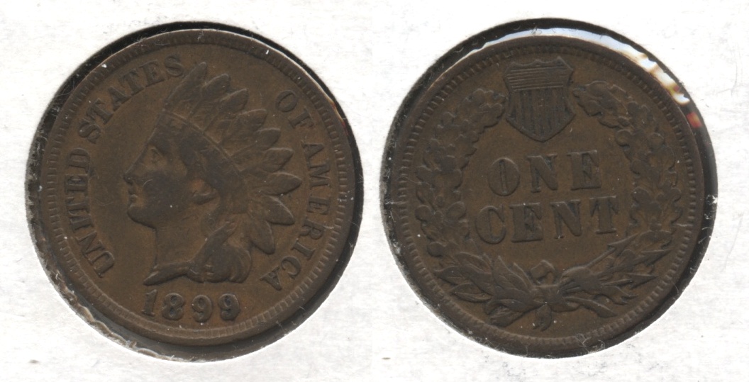 1899 Indian Head Cent VF-20 #e