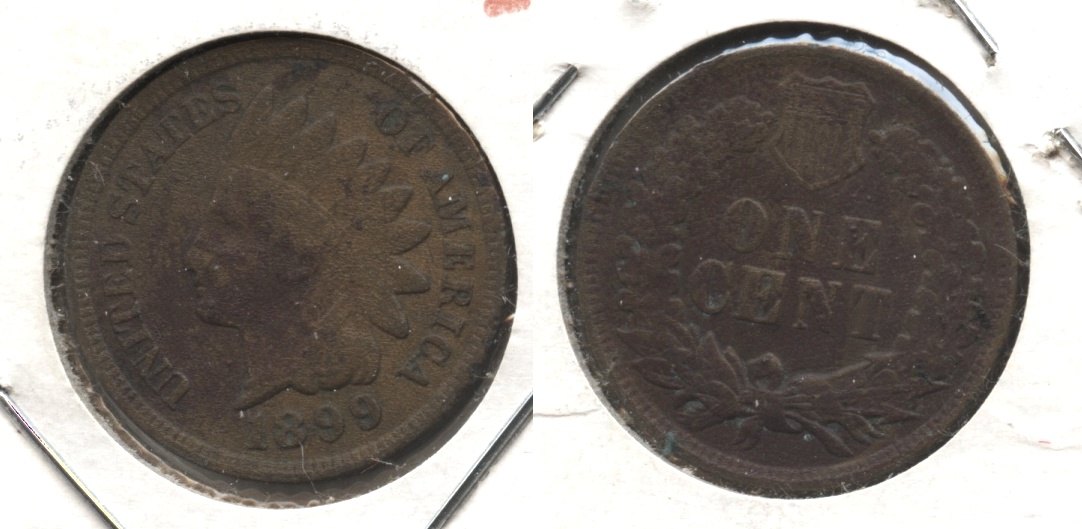 1899 Indian Head Cent VG-8 #a Porous