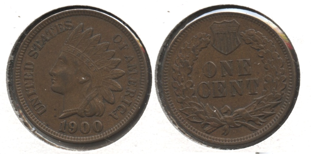 1900 Indian Head Cent AU-55 #c