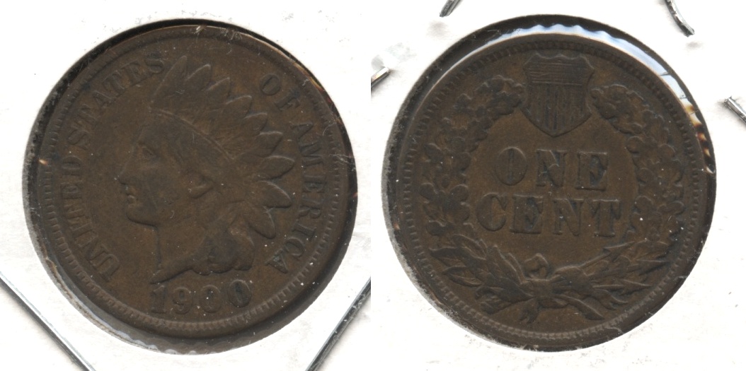 1900 Indian Head Cent Fine-12 #j