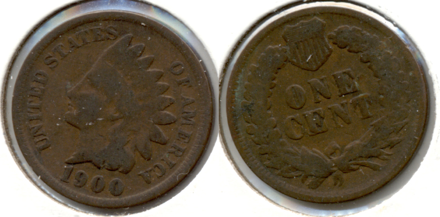 1900 Indian Head Cent Good-4