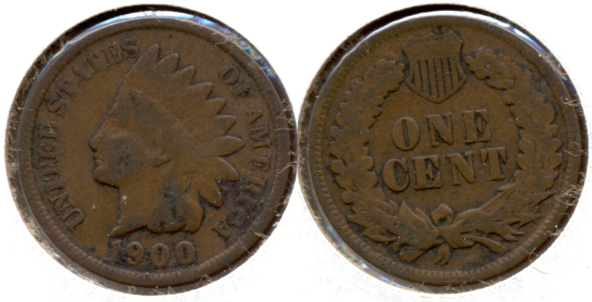 1900 Indian Head Cent Good-4 a