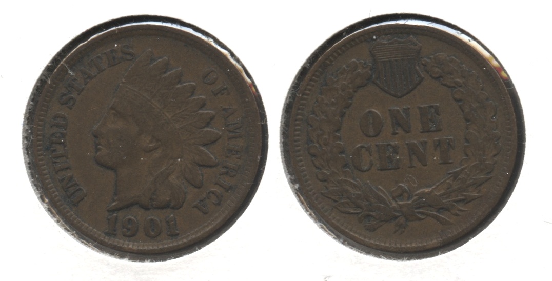 1901 Indian Head Cent VF-20 #l