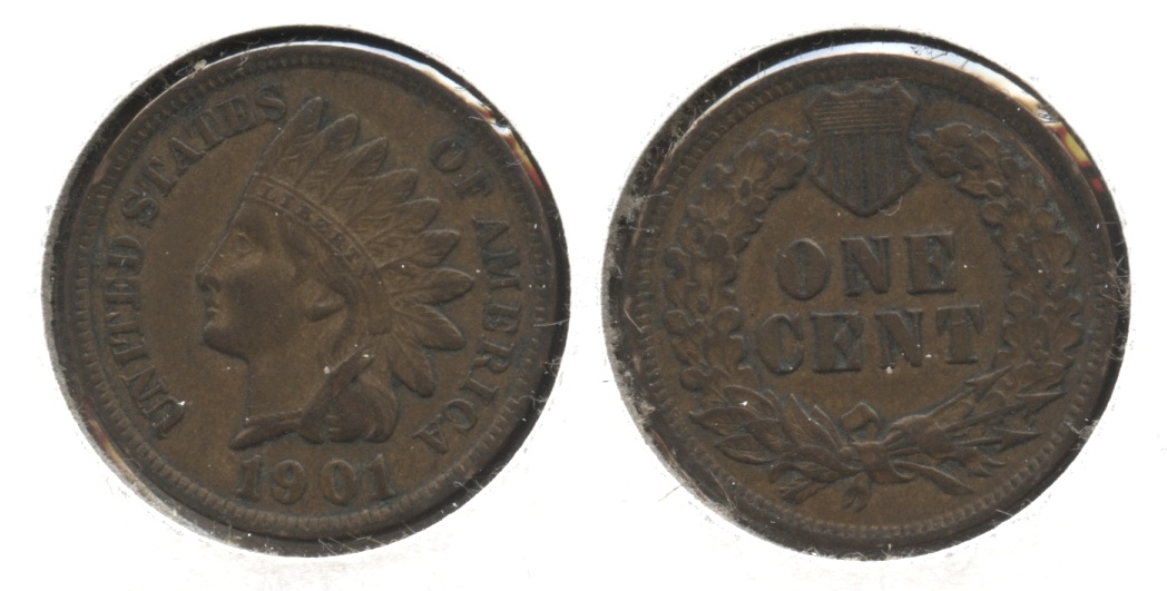 1901 Indian Head Cent VF-20 #m
