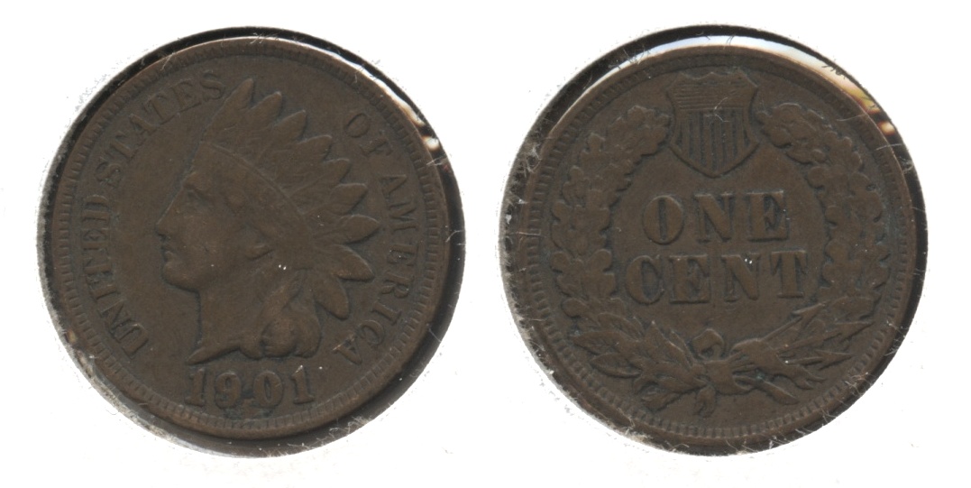 1901 Indian Head Cent VF-20 #p