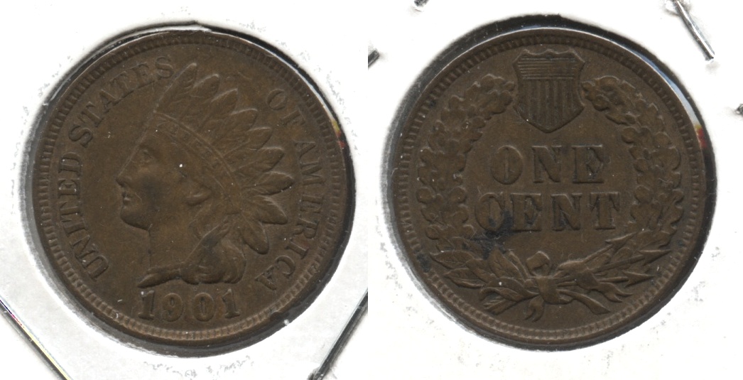 1901 Indian Head Cent VF-20 #r