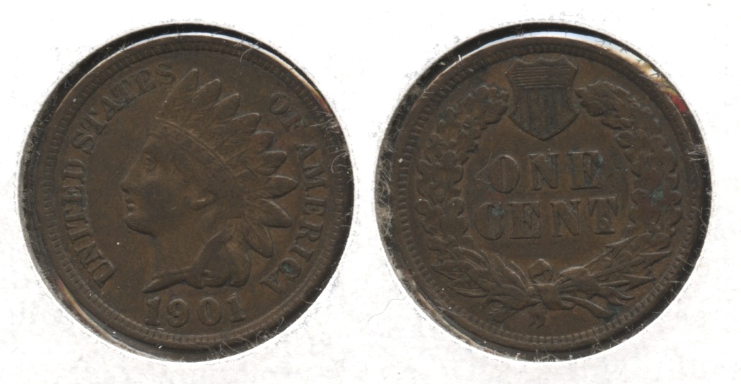 1901 Indian Head Cent VF-20 #v