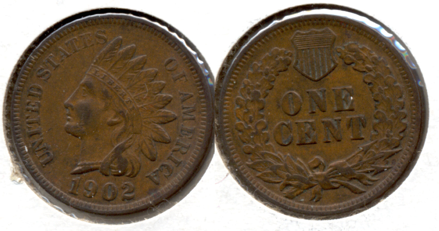 1902 Indian Head Cent EF-40 c