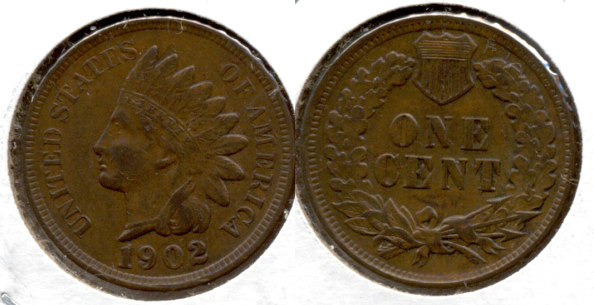 1902 Indian Head Cent EF-40 d