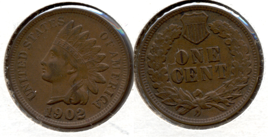 1902 Indian Head Cent EF-40 e