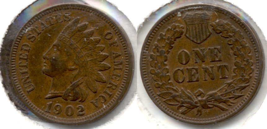 1902 Indian Head Cent EF-40 i