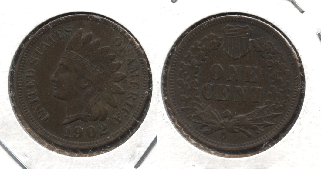 1902 Indian Head Cent EF-40 #n