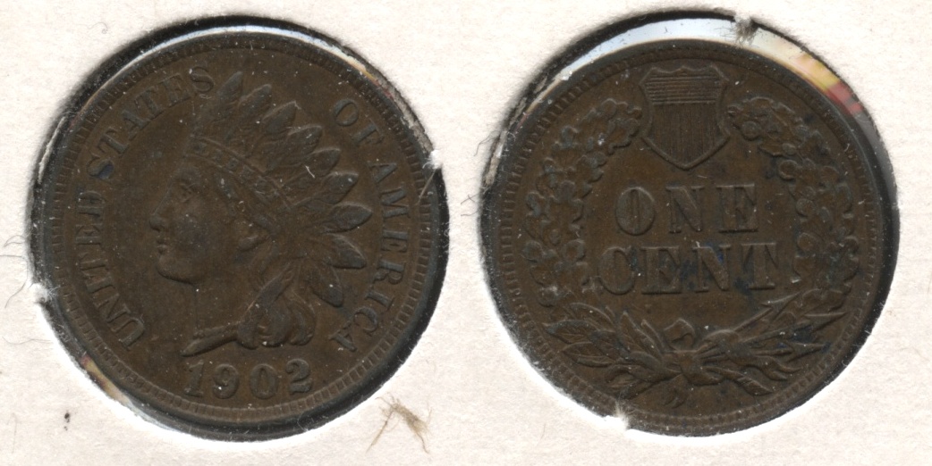 1902 Indian Head Cent EF-40 #r