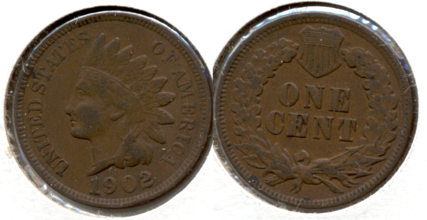 1902 Indian Head Cent Fine-12 g