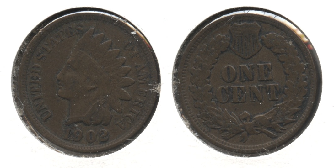 1902 Indian Head Cent Fine-12 #i