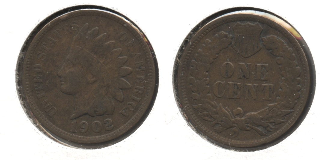 1902 Indian Head Cent Fine-12 #j