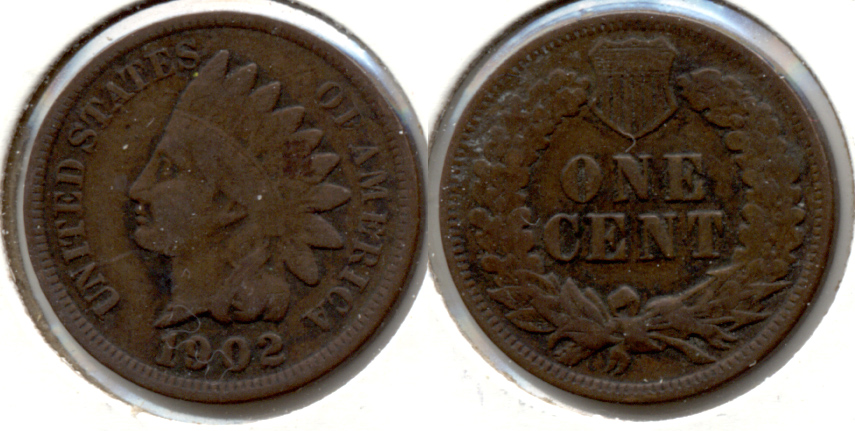 1902 Indian Head Cent Good-4