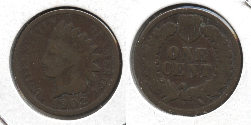 1902 Indian Head Cent Good-4 #k