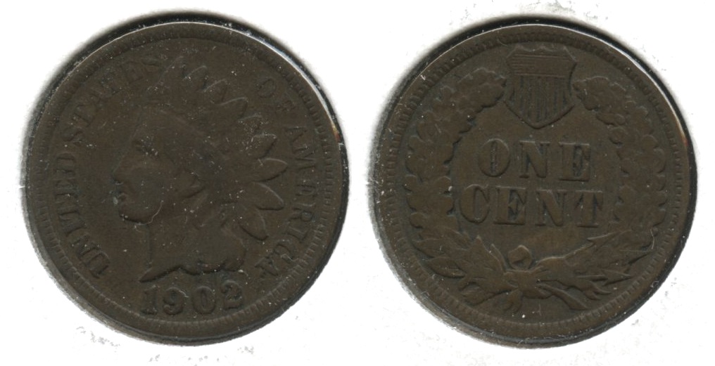 1902 Indian Head Cent Good-4 #m